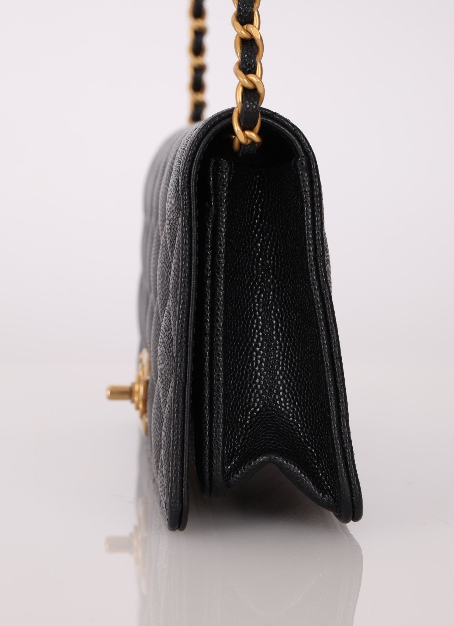 Chanel Caviar Camellia Flap Bag - FashioNica