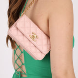Chanel Caviar Camellia Mini Flap Bag - FashioNica
