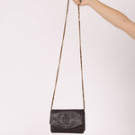 Chanel Caviar Chocolate Timeless Wallet on Chain - FashioNica