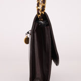 Chanel Caviar Chocolate Timeless Wallet on Chain - FashioNica