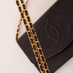 Chanel Caviar Chocolate Timeless Wallet on Chain - FashioNica