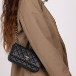 Chanel Caviar Coco Enamel Mini Rectangle Flap - FashioNica