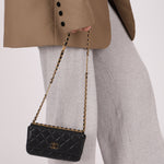 Chanel Caviar Coco Enamel Mini Rectangle Flap - FashioNica