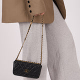 Chanel Caviar Coco Enamel Mini Rectangle Flap - FashioNica