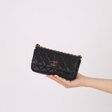 Chanel Caviar Coco Enamel Mini Rectangle Flap - FashioNica