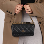 Chanel Caviar Coco Enamel Mini Rectangle Flap - FashioNica