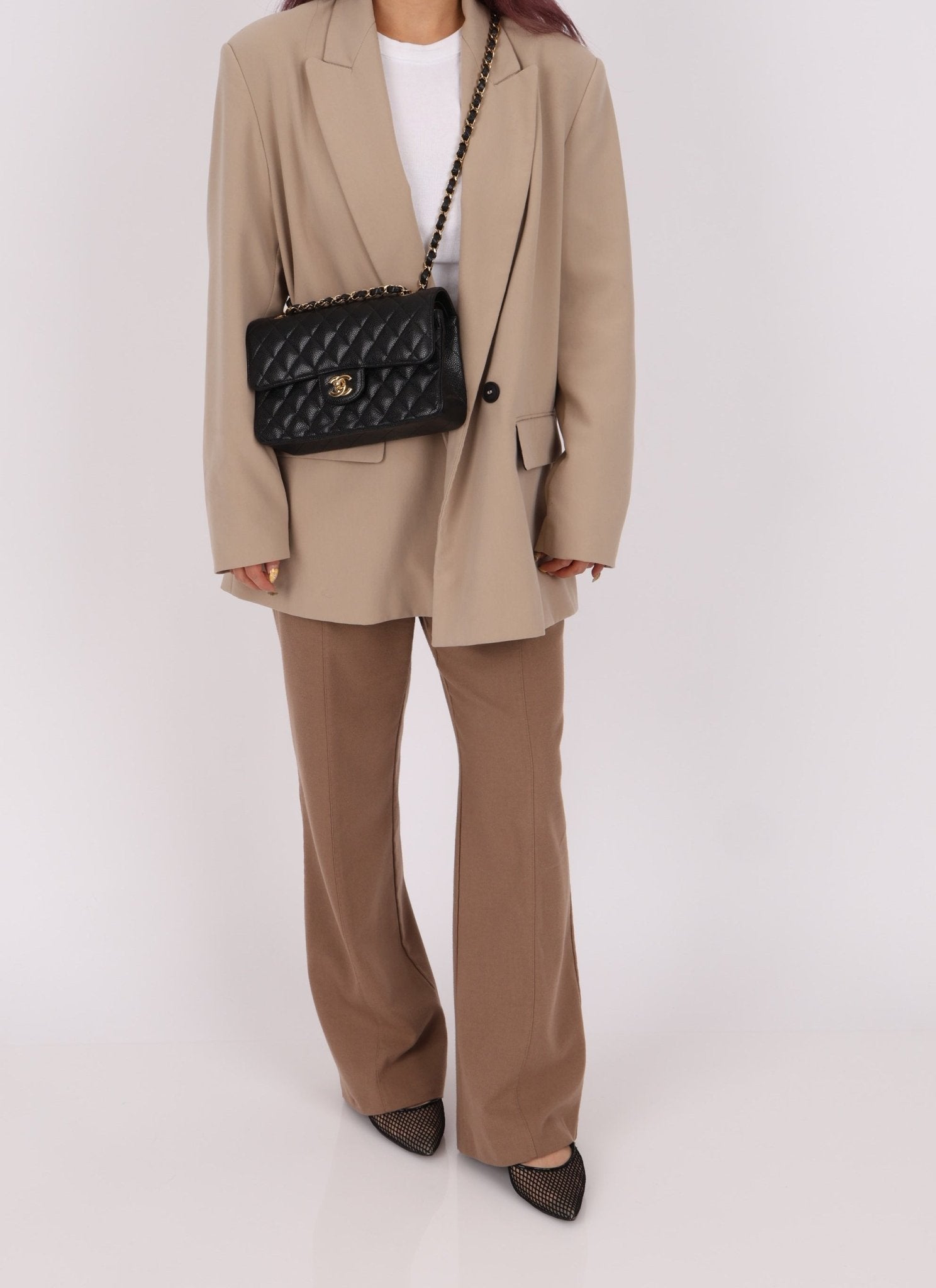 Chanel Caviar Small Classic Double Flap - FashioNica