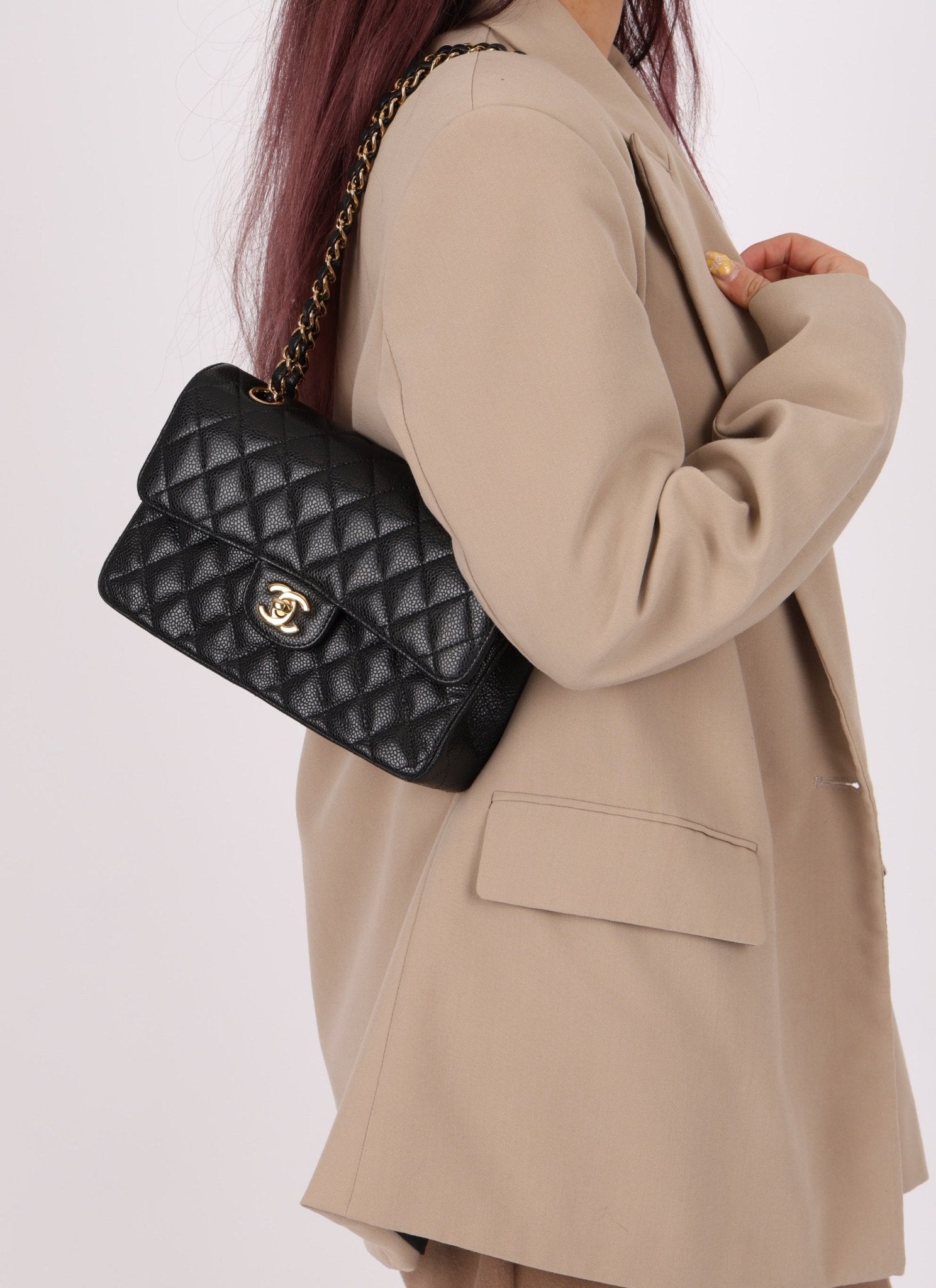 Chanel Caviar Small Classic Double Flap - FashioNica