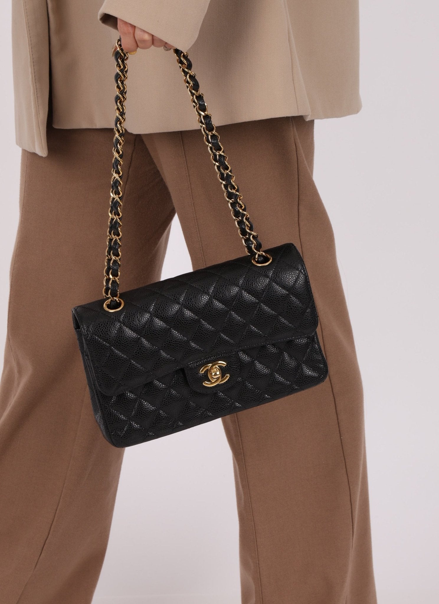 Chanel Caviar Small Classic Double Flap - FashioNica