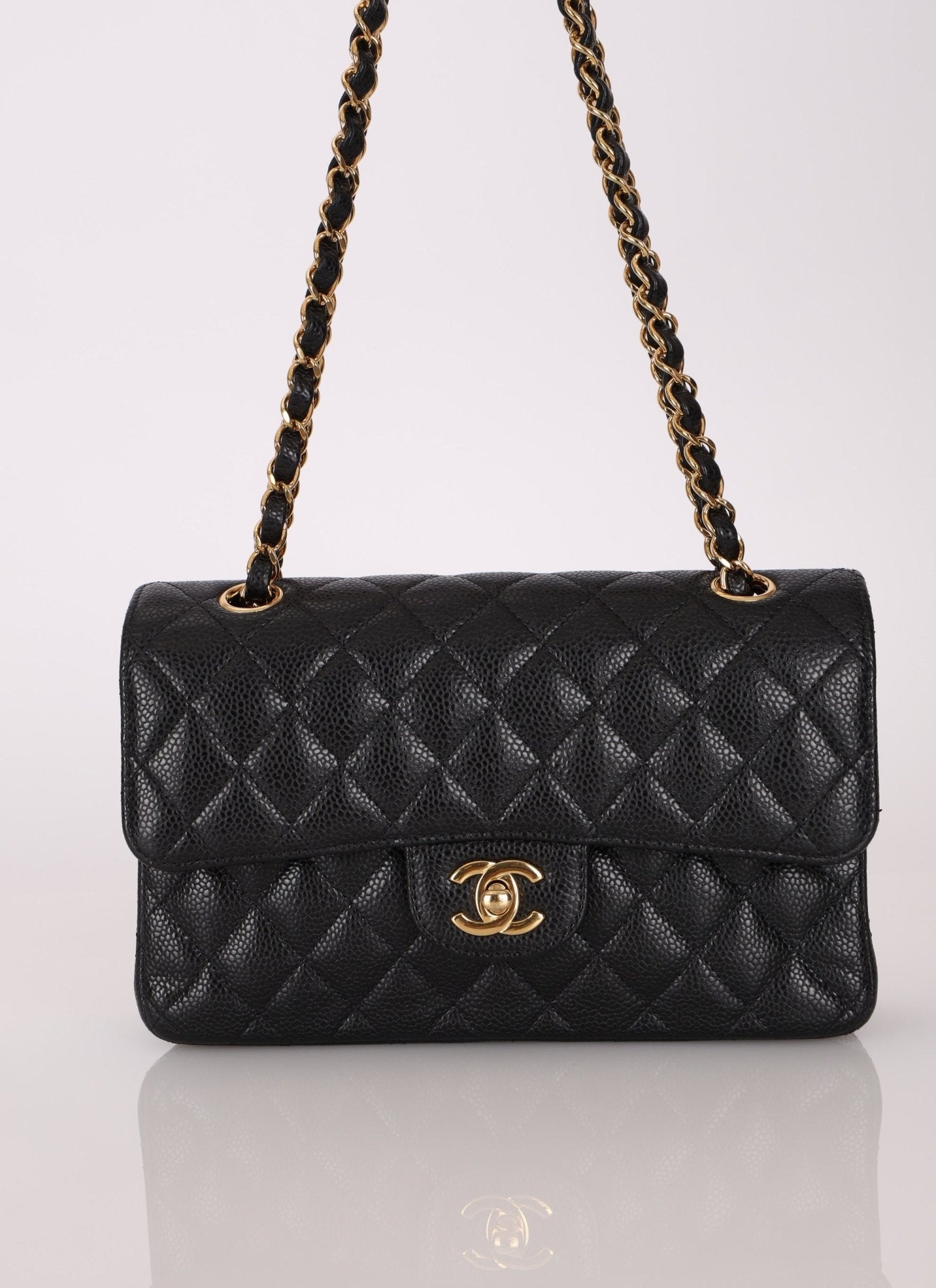 Chanel Caviar Small Classic Double Flap - FashioNica