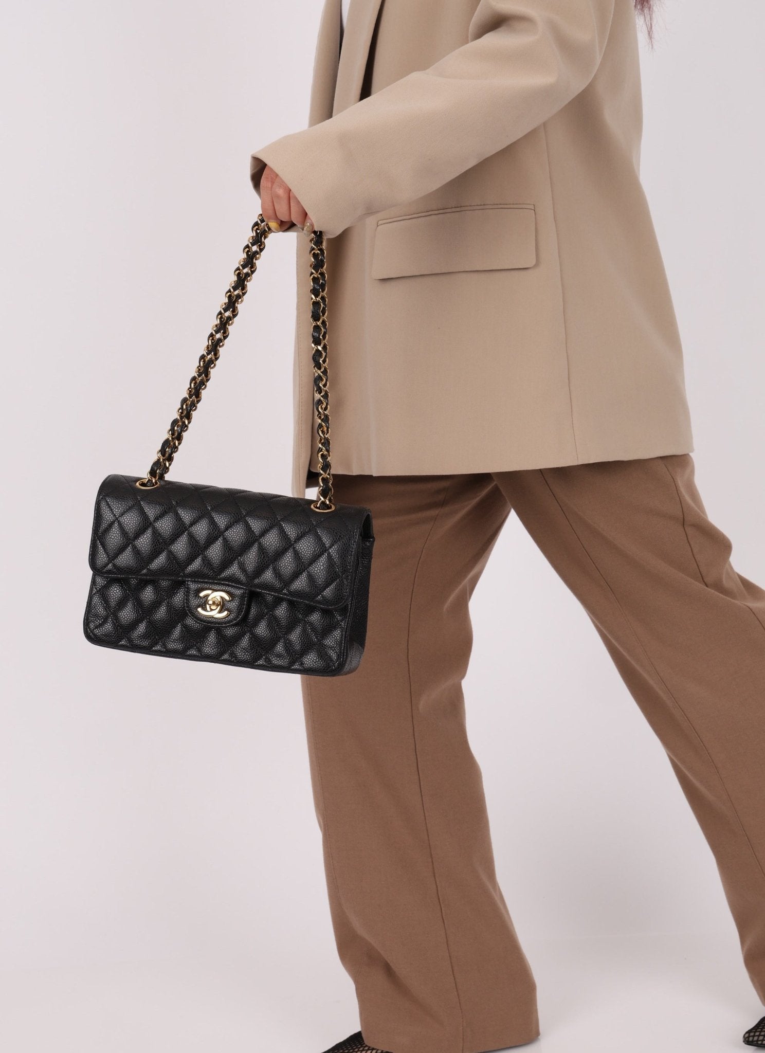 Chanel Caviar Small Classic Double Flap - FashioNica