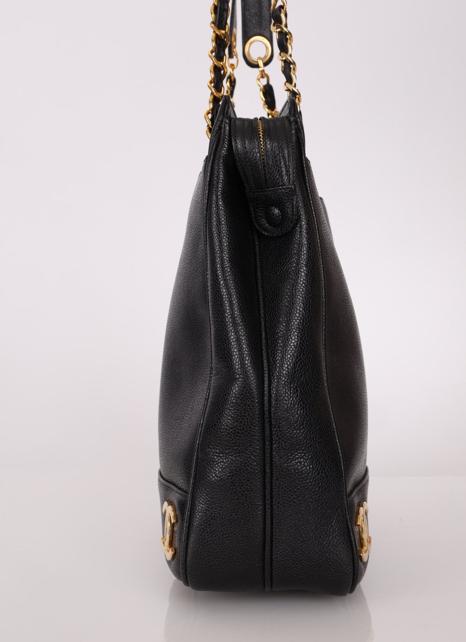 Chanel Caviar Triple CC Tote - FashioNica