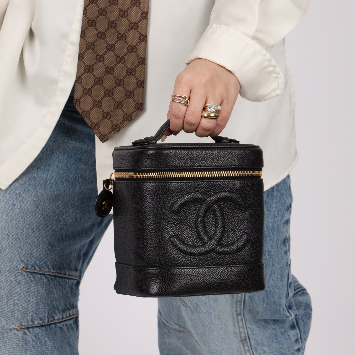 Chanel Caviar Vanity Bag - FashioNica