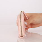 Chanel Caviar Zip Card Holder Key Pouch - FashioNica