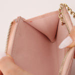 Chanel Caviar Zip Card Holder Key Pouch - FashioNica