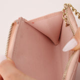 Chanel Caviar Zip Card Holder Key Pouch - FashioNica