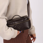 Chanel Chocolate Timeless Vanity Bag - FashioNica