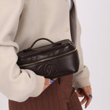 Chanel Chocolate Timeless Vanity Bag - FashioNica