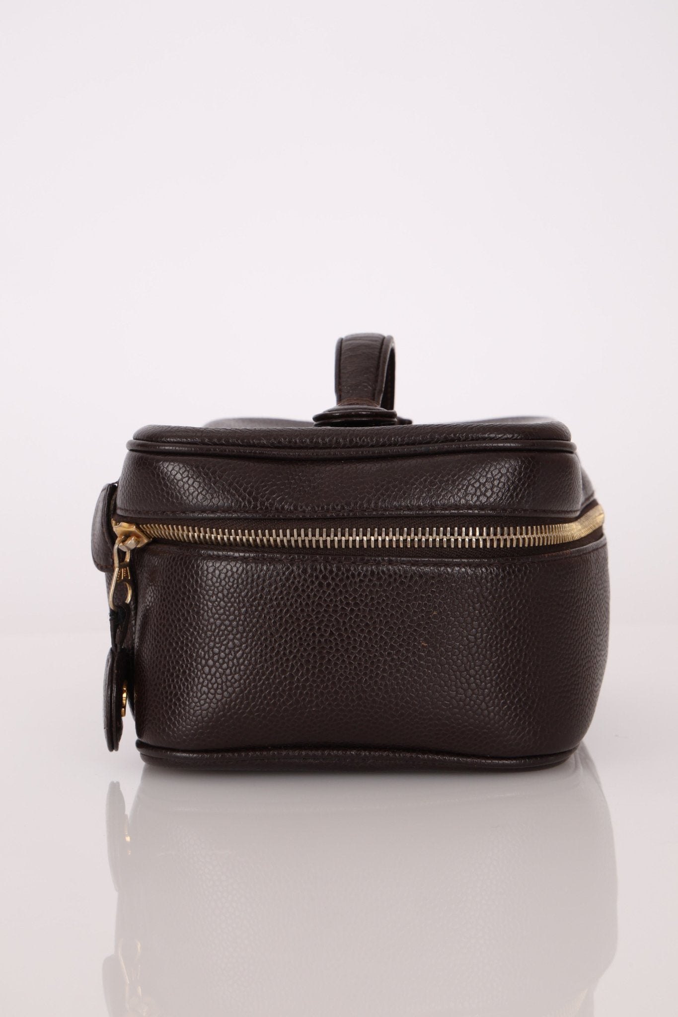 Chanel Chocolate Timeless Vanity Bag - FashioNica