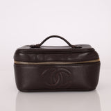 Chanel Chocolate Timeless Vanity Bag - FashioNica