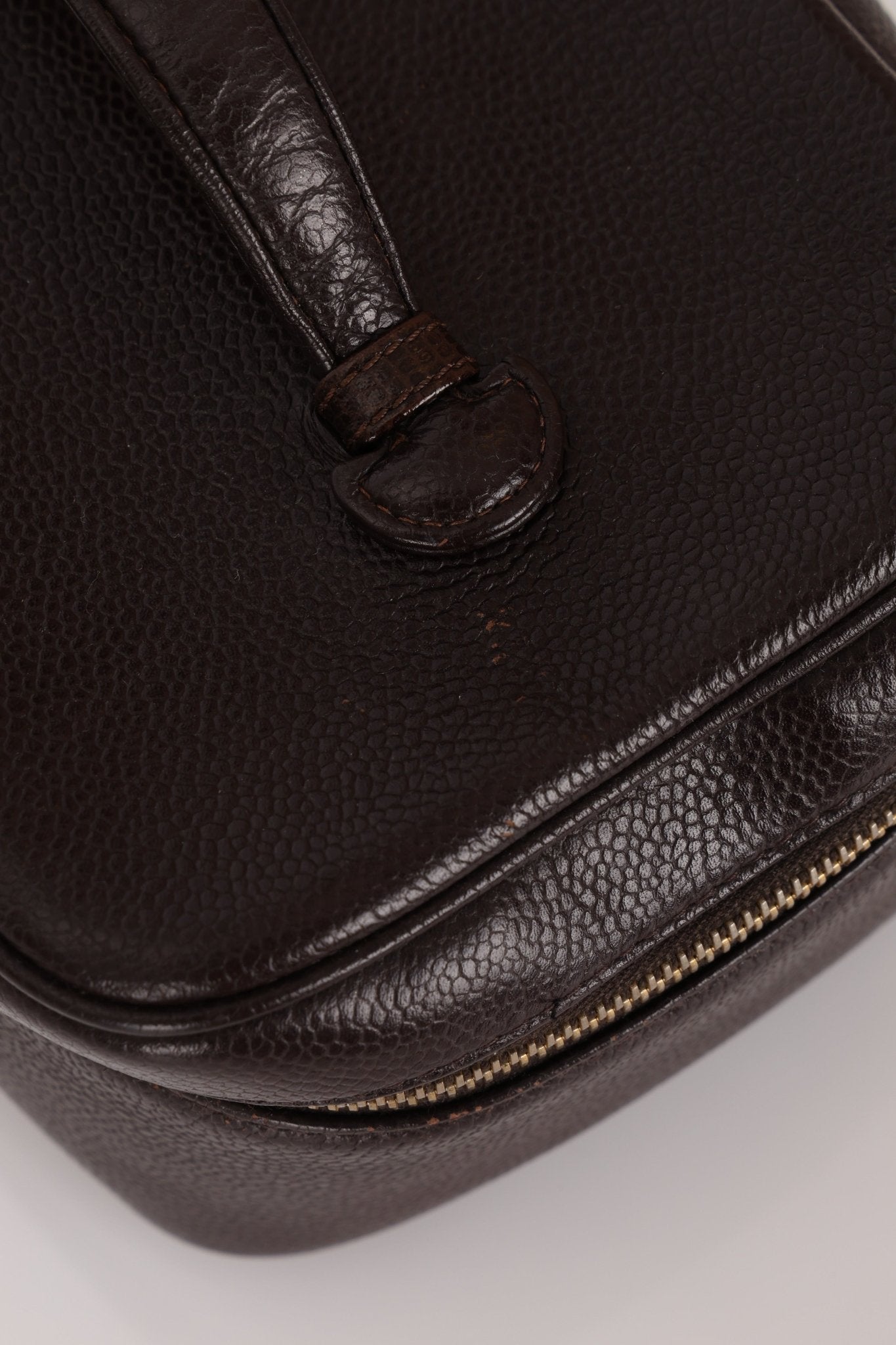 Chanel Chocolate Timeless Vanity Bag - FashioNica