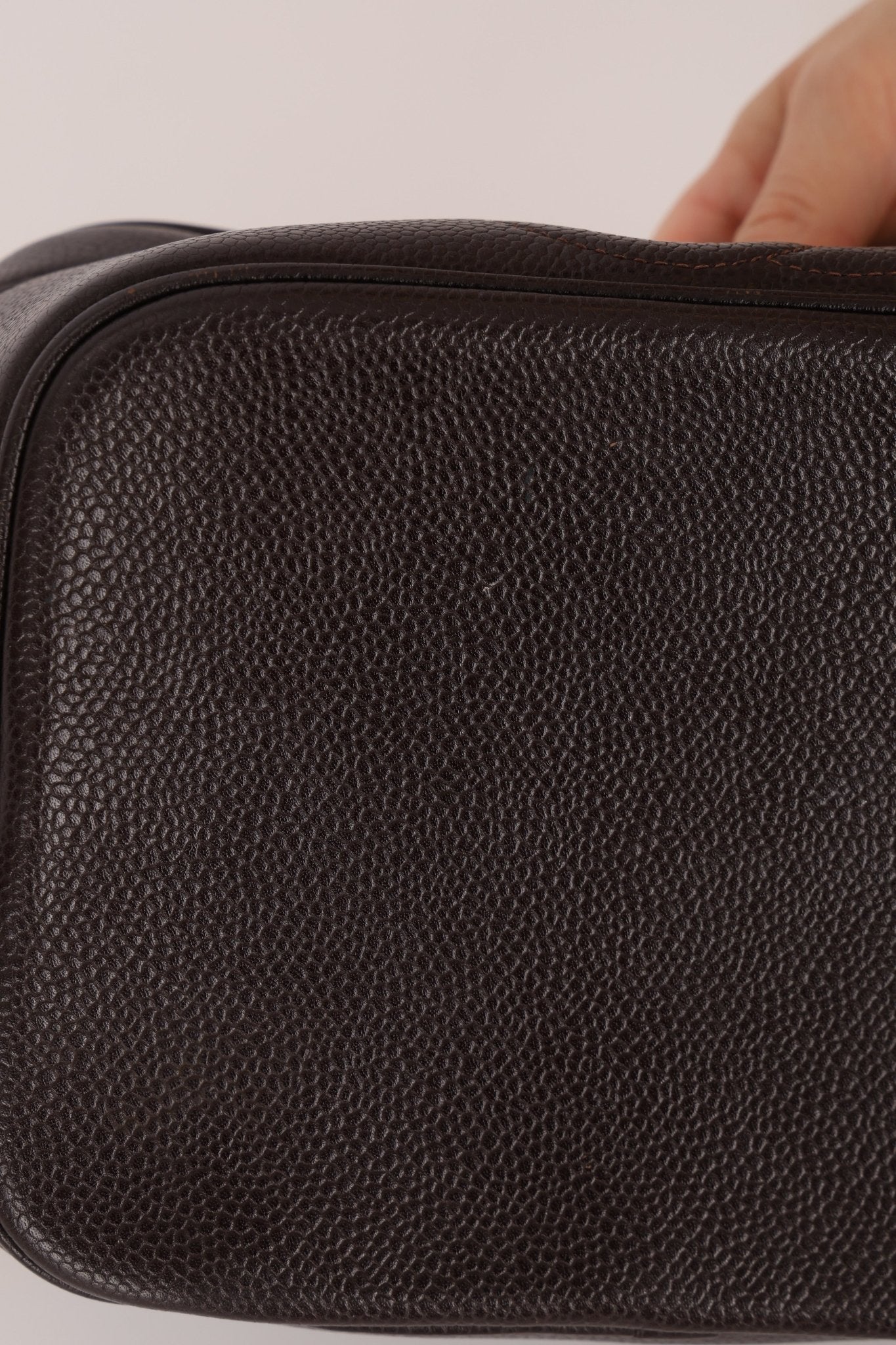 Chanel Chocolate Timeless Vanity Bag - FashioNica