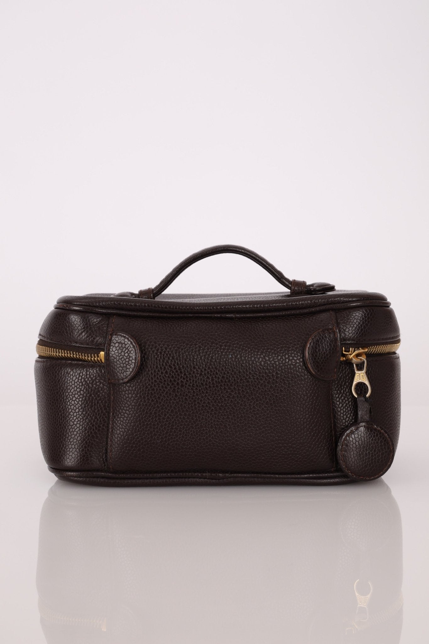 Chanel Chocolate Timeless Vanity Bag - FashioNica