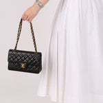 Chanel Lambskin 1991 Small Classic Double Flap - FashioNica