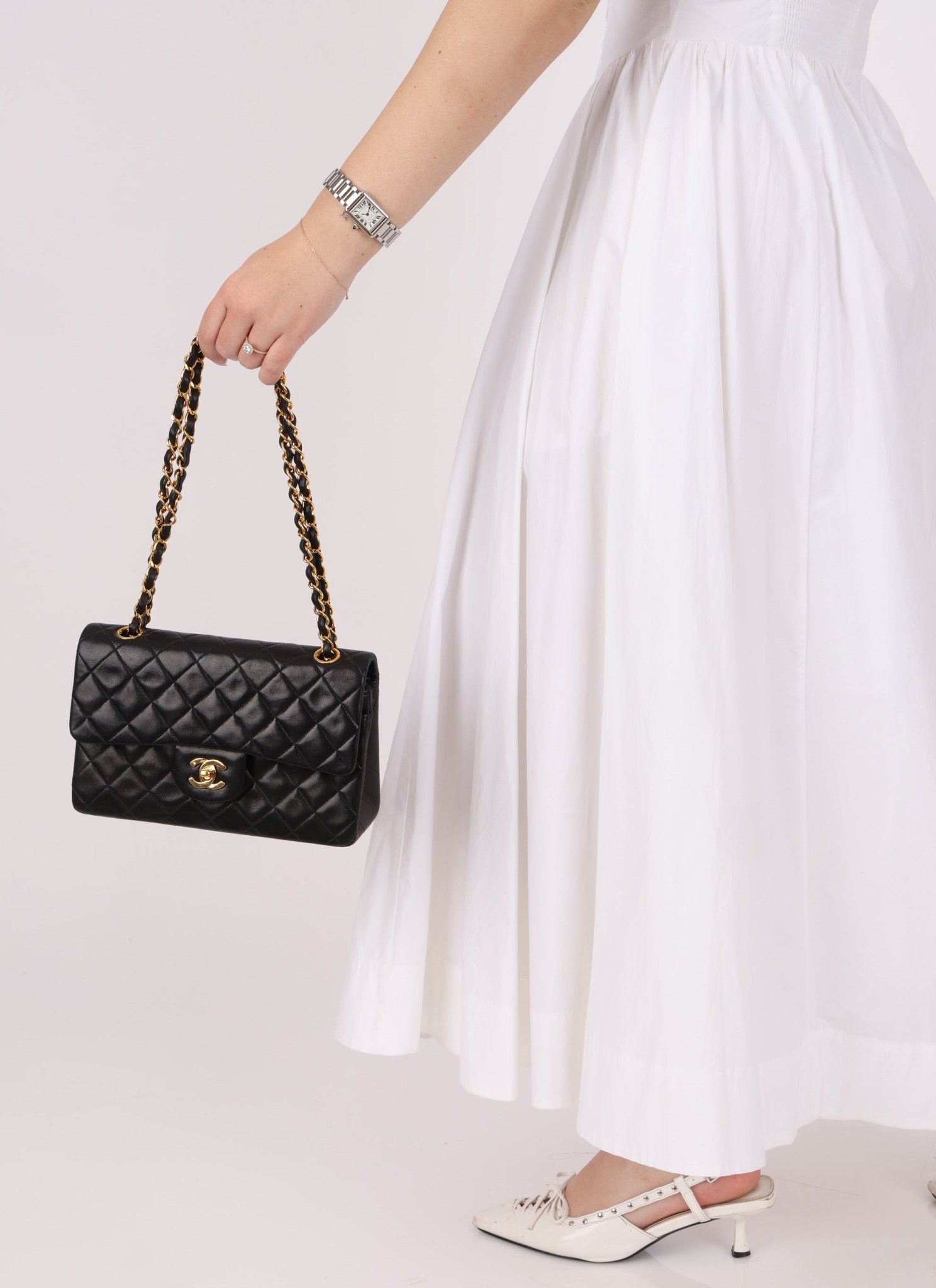 Chanel Lambskin 1991 Small Classic Double Flap - FashioNica