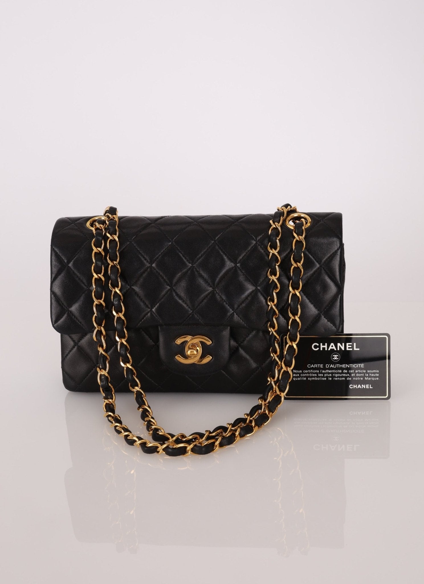 Chanel Lambskin 1991 Small Classic Double Flap - FashioNica