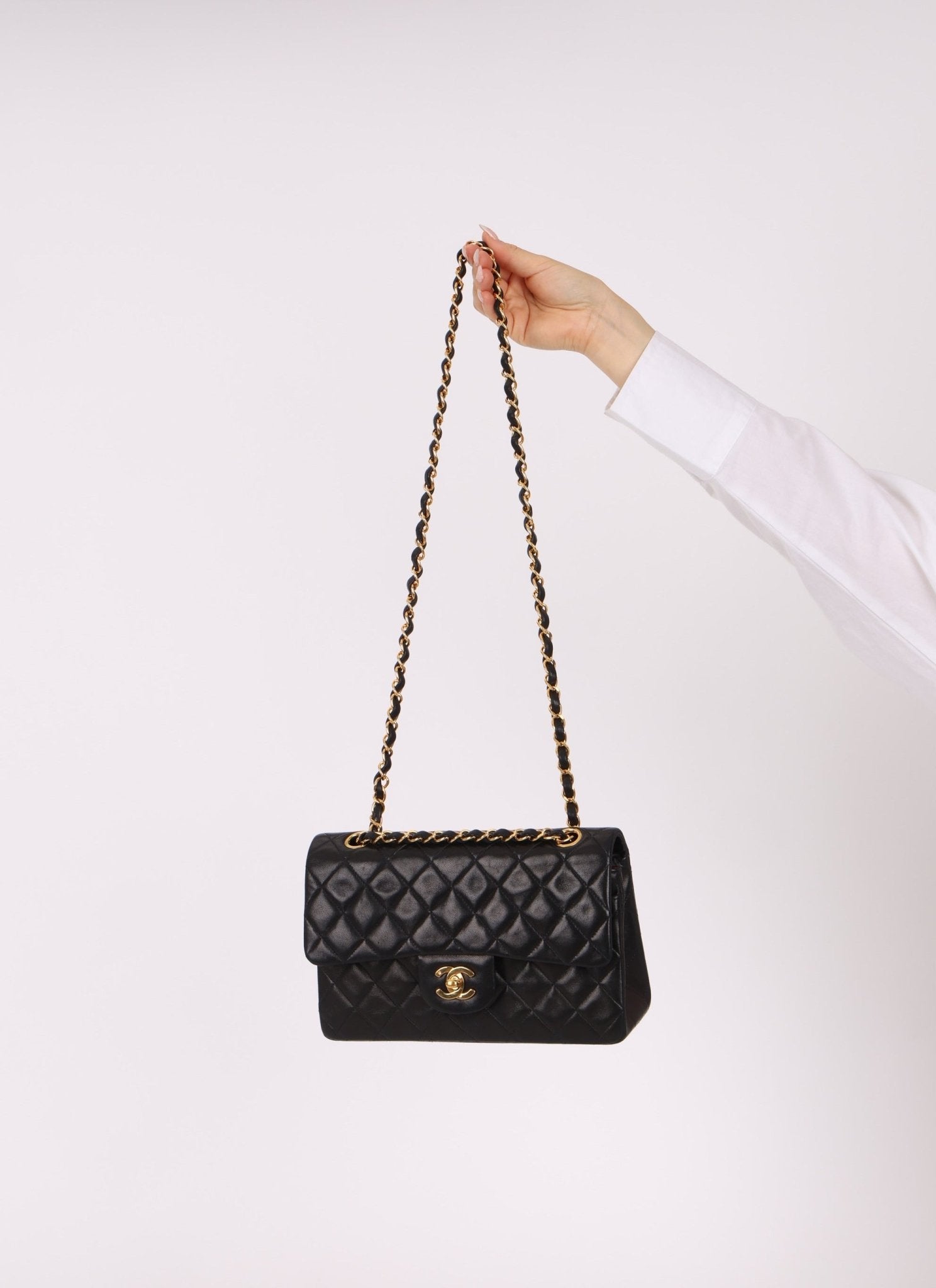 Chanel Lambskin 1991 Small Classic Double Flap - FashioNica