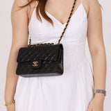 Chanel Lambskin 1991 Small Classic Double Flap - FashioNica