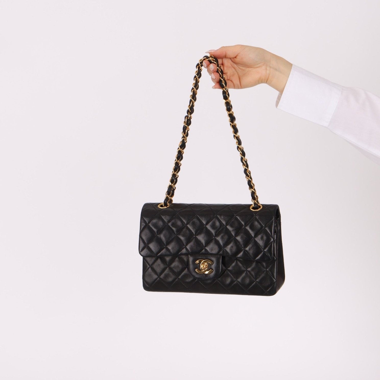 Chanel Lambskin 1991 Small Classic Double Flap - FashioNica