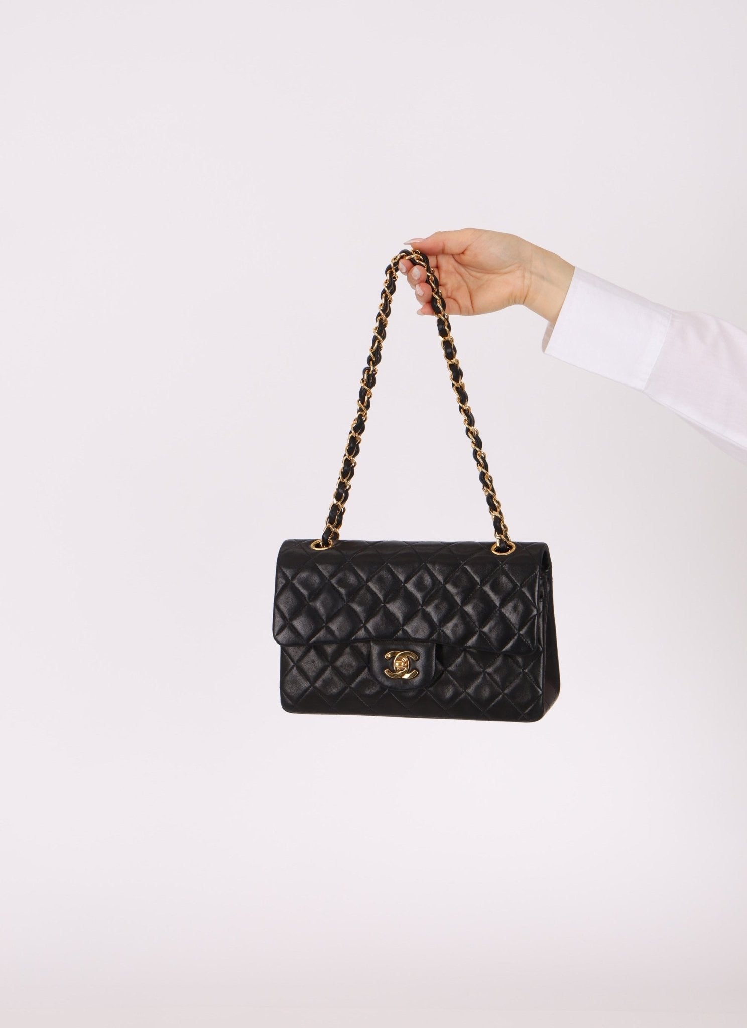 Chanel Lambskin 1991 Small Classic Double Flap - FashioNica
