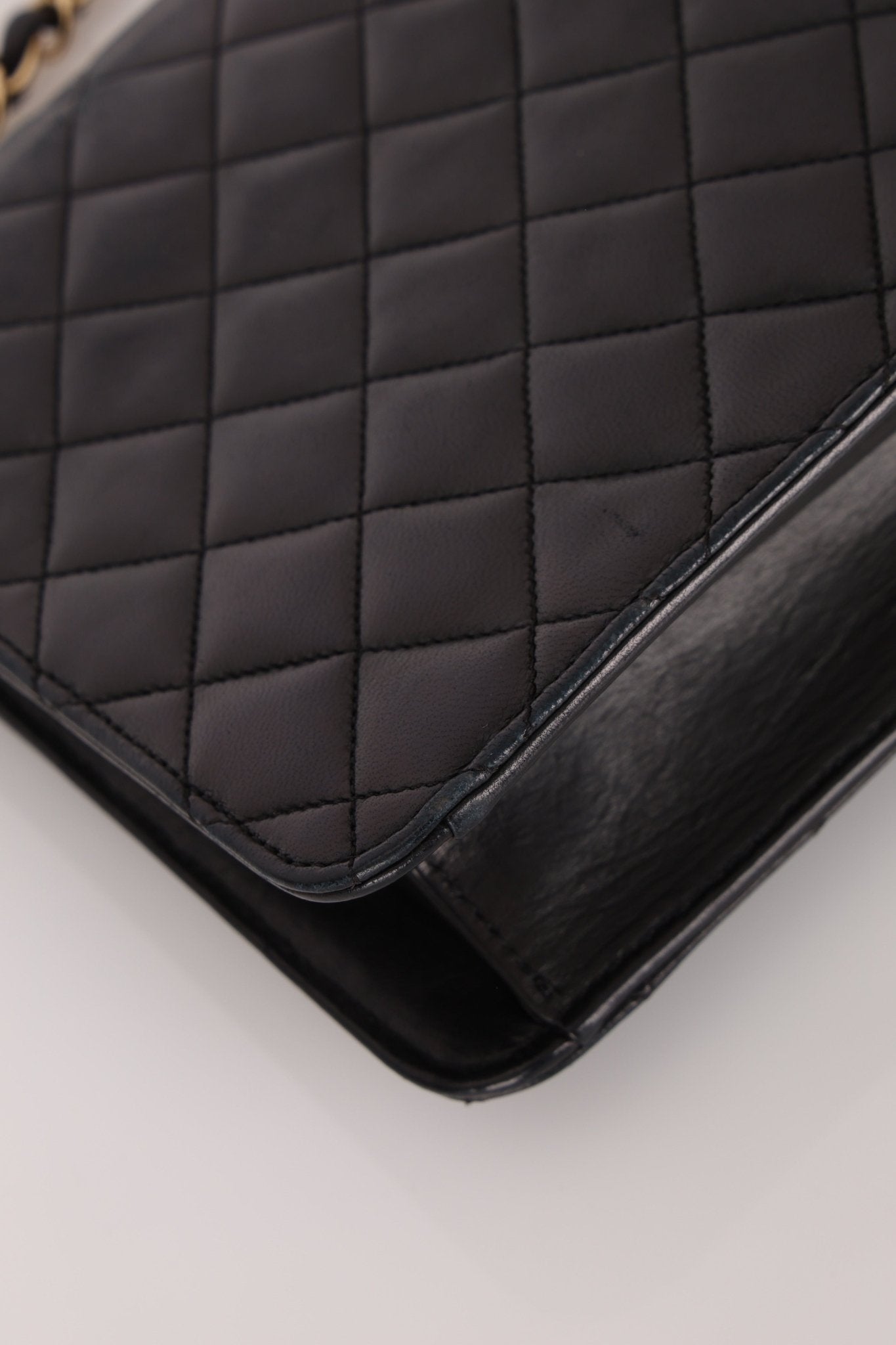 Chanel Lambskin Turnlock Single Half Flap 24K GP - FashioNica