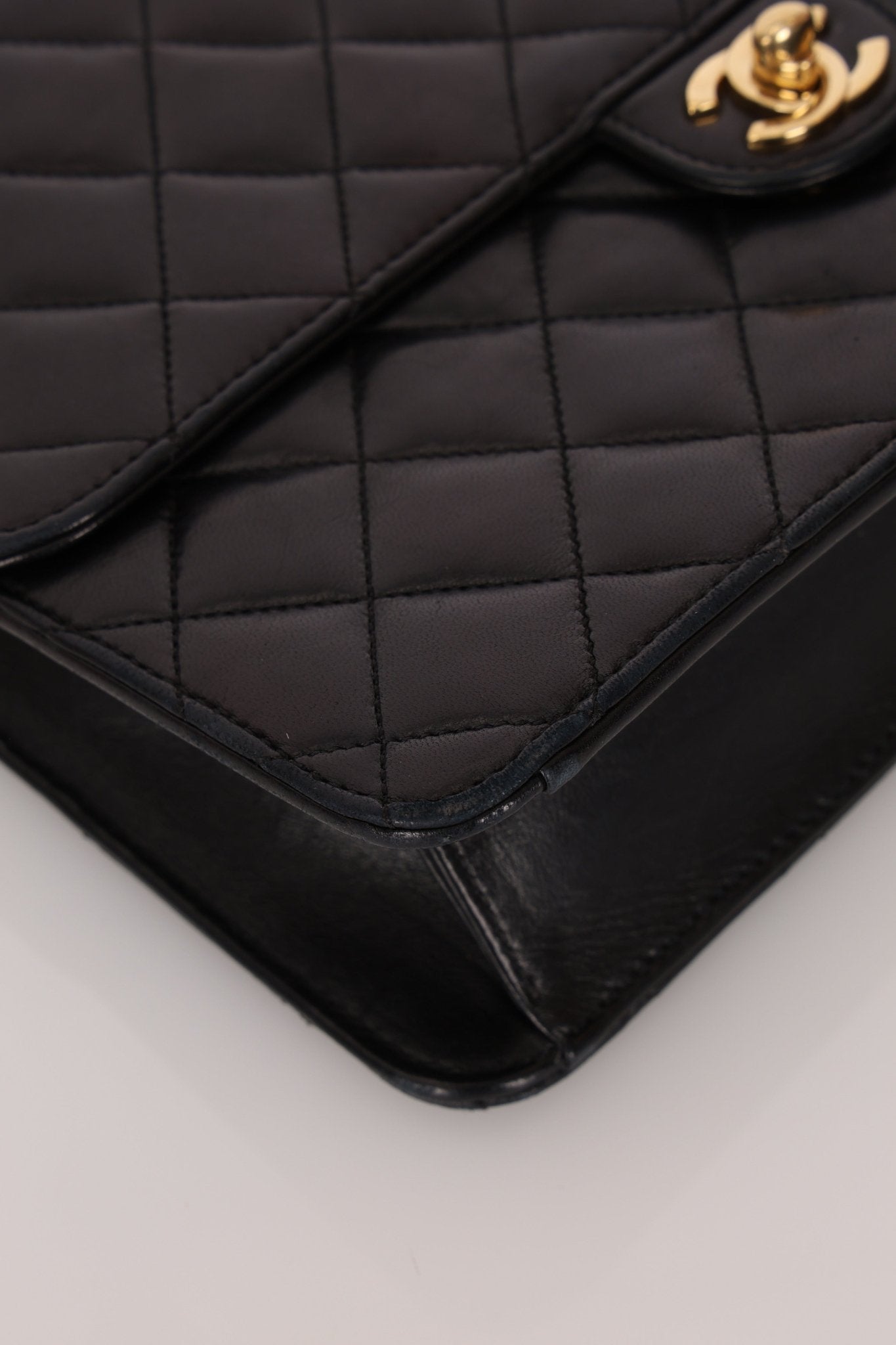 Chanel Lambskin Turnlock Single Half Flap 24K GP - FashioNica