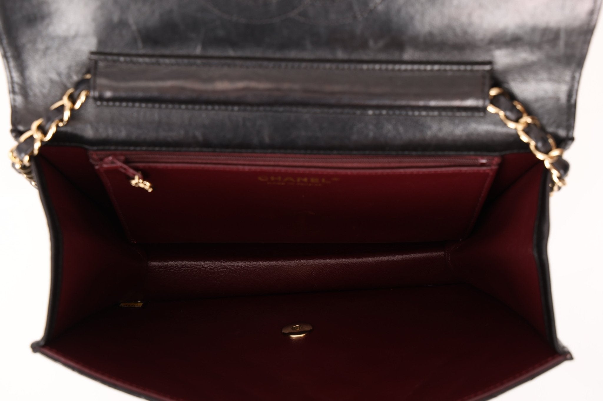 Chanel Lambskin Turnlock Single Half Flap 24K GP - FashioNica