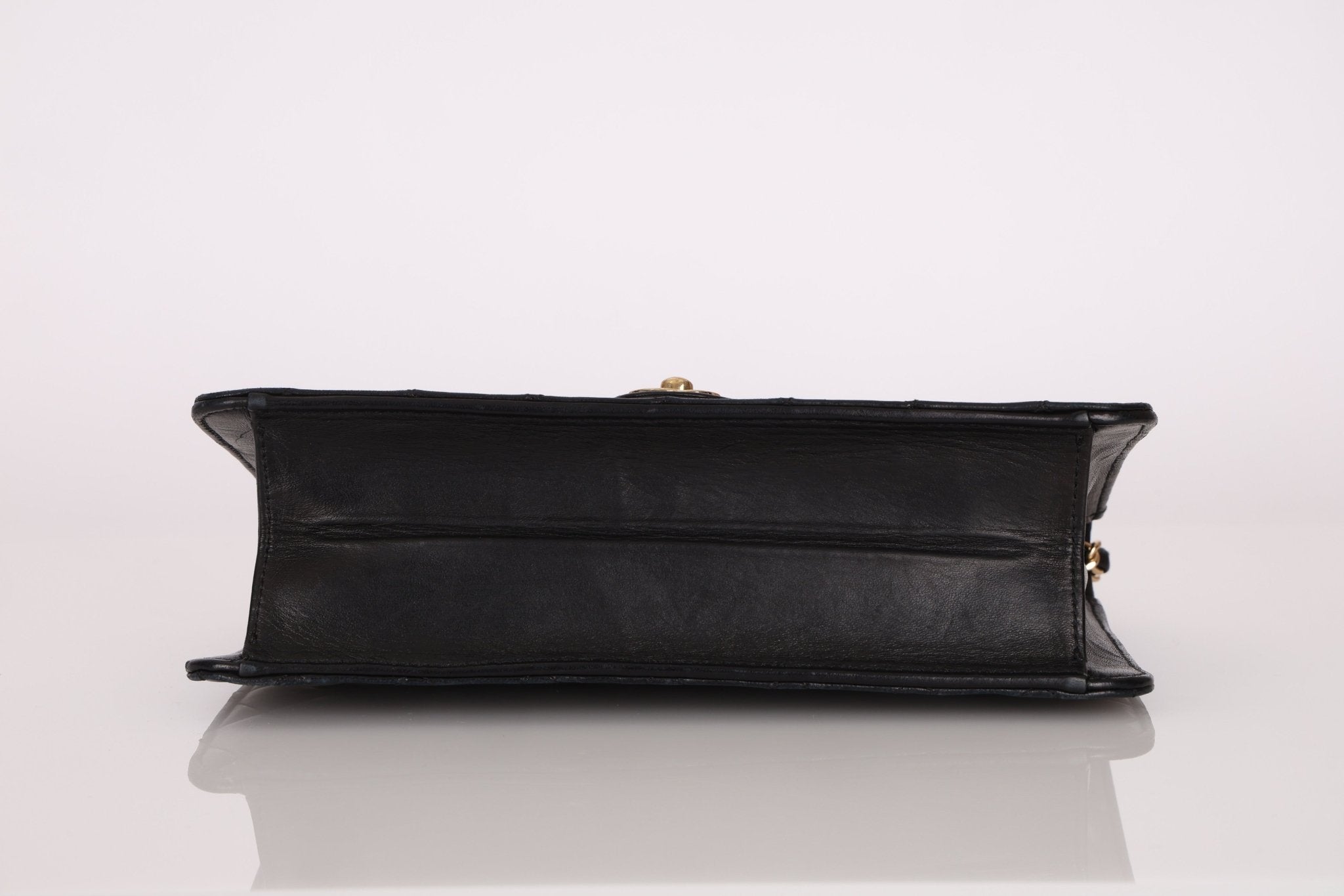 Chanel Lambskin Turnlock Single Half Flap 24K GP - FashioNica