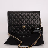 Chanel Lambskin Turnlock Single Half Flap 24K GP - FashioNica