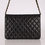Chanel Lambskin Turnlock Single Half Flap 24K GP - FashioNica