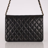 Chanel Lambskin Turnlock Single Half Flap 24K GP - FashioNica