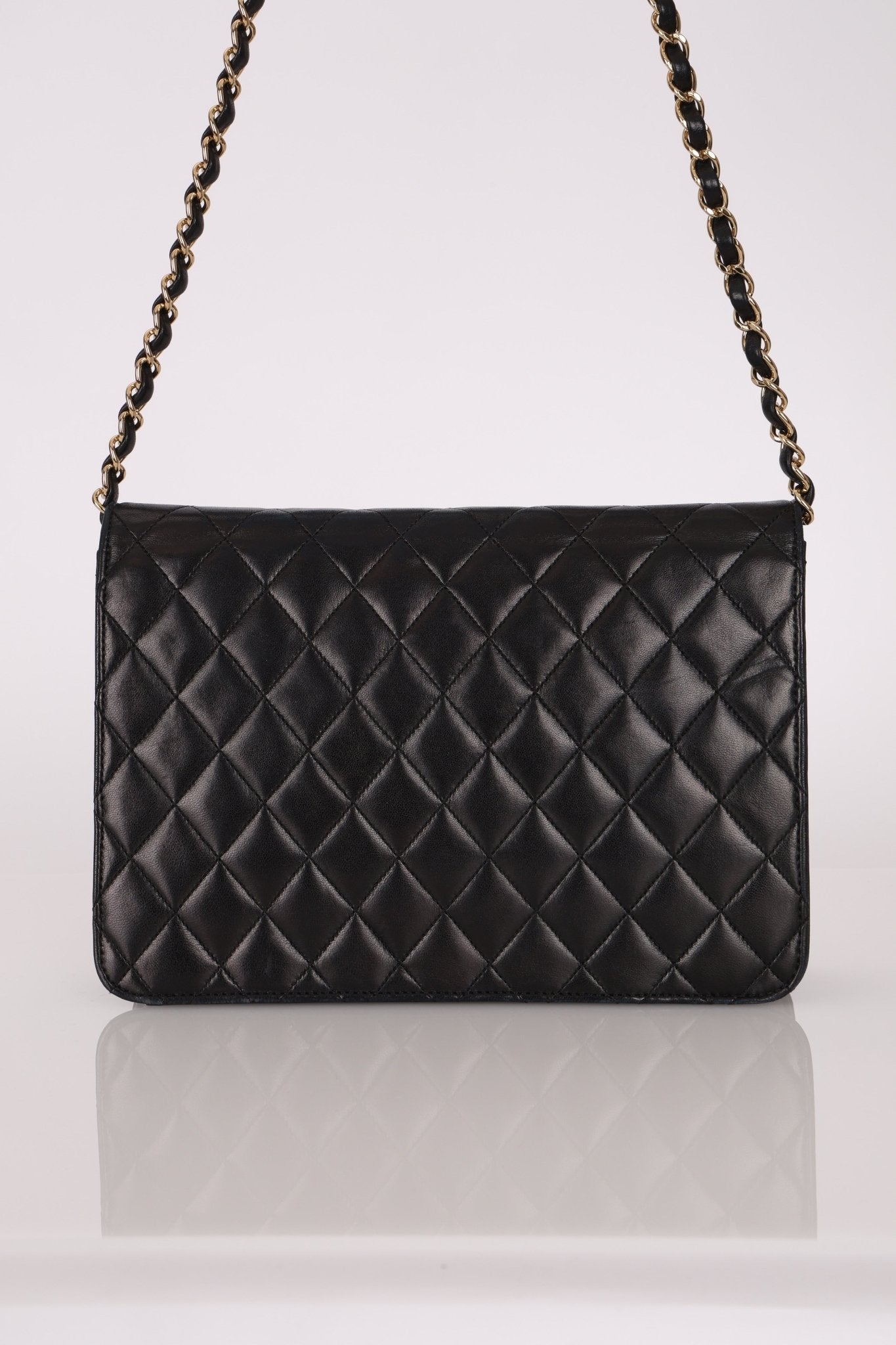 Chanel Lambskin Turnlock Single Half Flap 24K GP - FashioNica