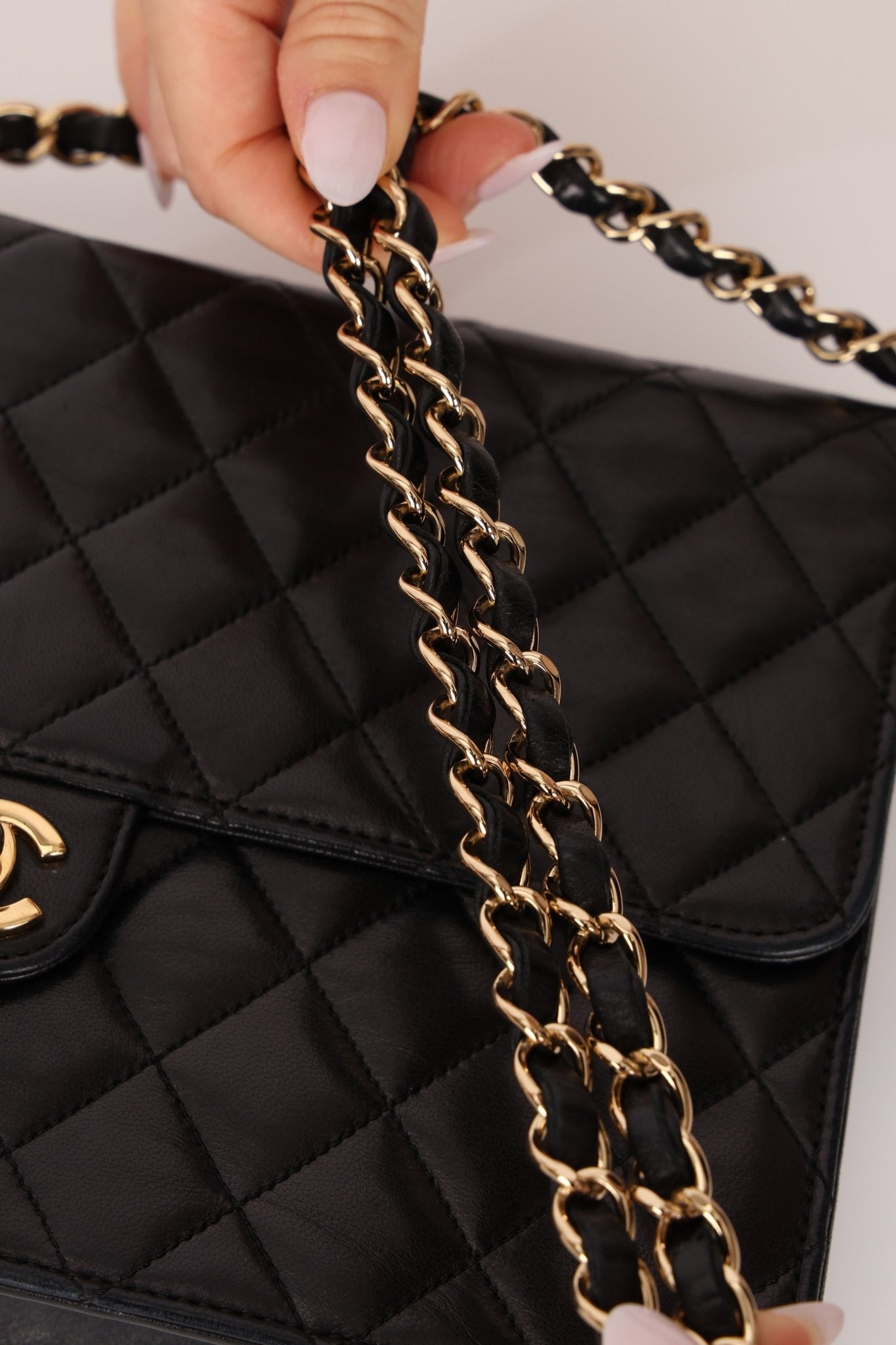 Chanel Lambskin Turnlock Single Half Flap 24K GP - FashioNica