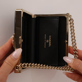 Chanel Patent Calfskin Boy Minaudière - FashioNica
