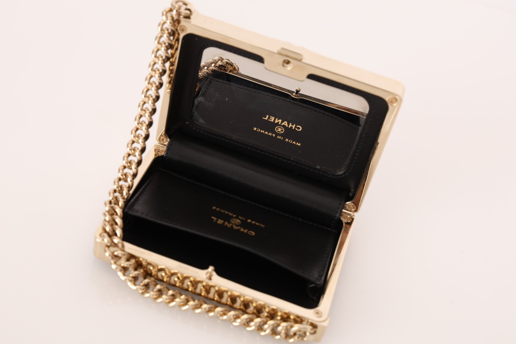 Chanel Patent Calfskin Boy Minaudière - FashioNica