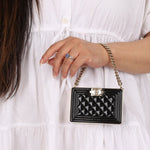 Chanel Patent Calfskin Boy Minaudière - FashioNica