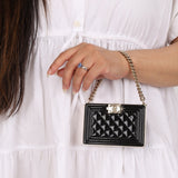 Chanel Patent Calfskin Boy Minaudière - FashioNica