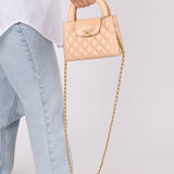 Chanel Quilted Aged Calfskin Beige Nano Kelly - FashioNica