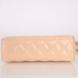 Chanel Quilted Aged Calfskin Beige Nano Kelly - FashioNica