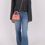 Chanel Quilted Aged Calfskin Pink Nano Kelly - FashioNica